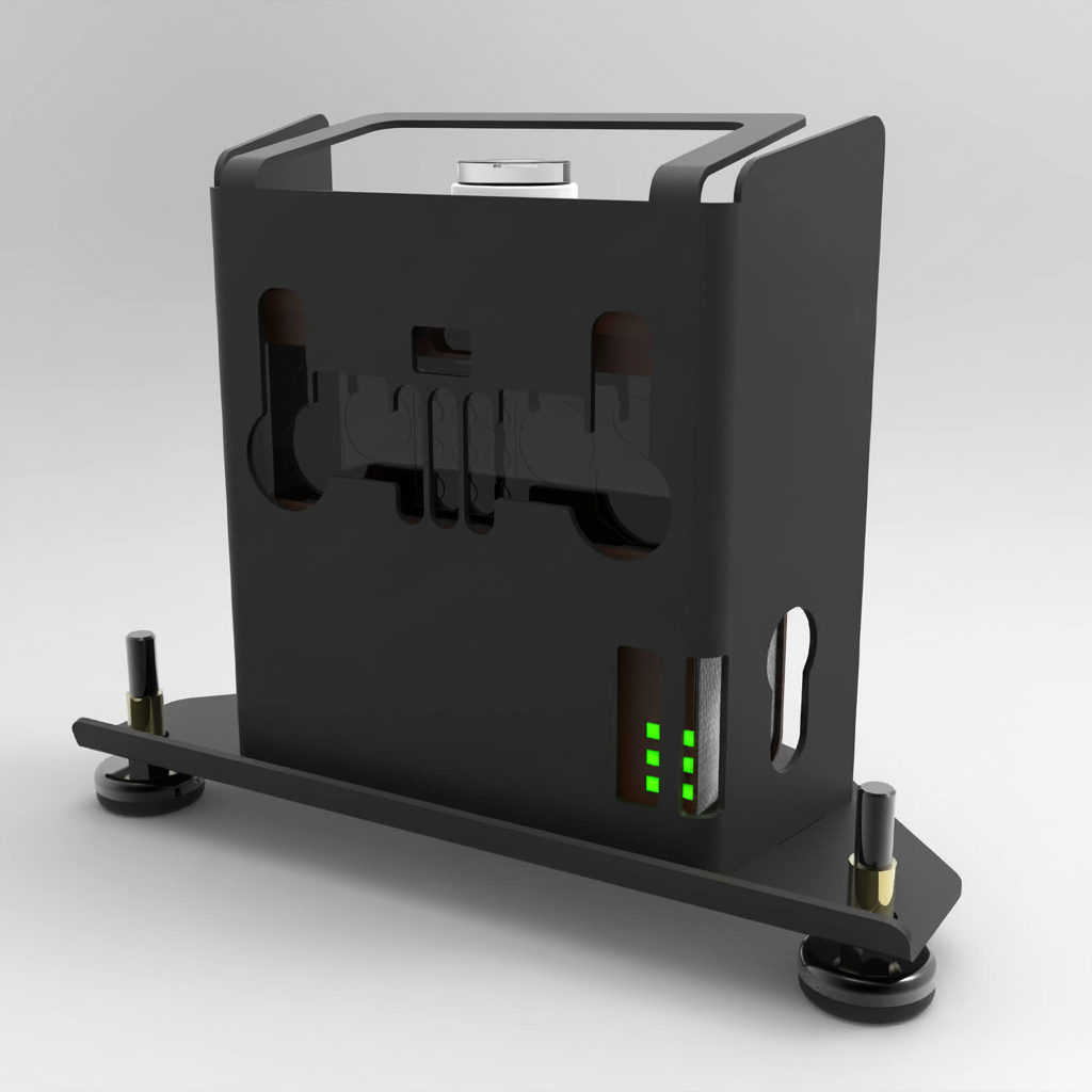 Golf Launch Monitor and Golf Simulator with Metal Protective Case