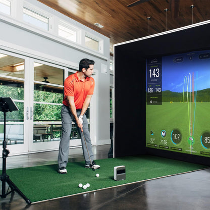Golf Launch Monitor and Golf Simulator with Metal Protective Case