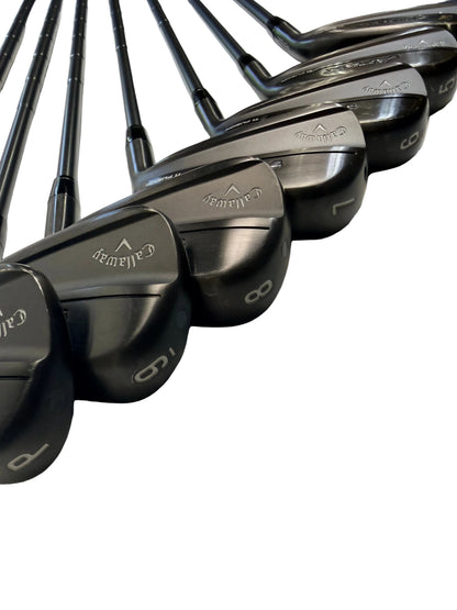 Callaway Apex Ti Fusion Black Iron Set 4-PW Steel Stiff Flex Standard (Used)