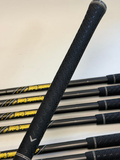 Callaway Apex Ti Fusion Black Iron Set 4-PW Steel Stiff Flex Standard (Used)