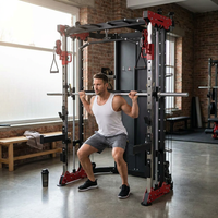 Multi-Power Rack for Home Gym Sport Bodybuilding Equipment Metal Cable Crossover Multifunctional Smith Machine — Lifestyle