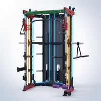 Multi-Power Rack for Home Gym Sport Bodybuilding Equipment Metal Cable Crossover Multifunctional Smith Machine — How It Works