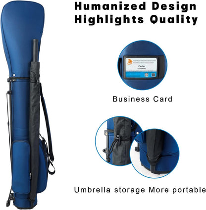Golf Bag with Stand, Golf Carry Bag with Travel Shoulder, Lightweight Golf Bag for Men Women，Golf Stand Bag