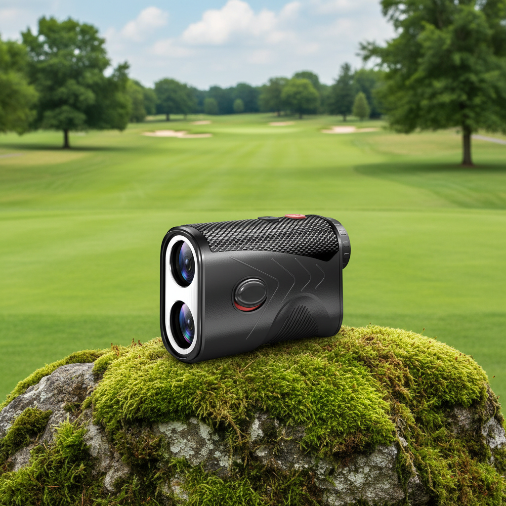 1200 Yards Range Finder Golf, 5X Magnification Golf Rangefinder with Slope, Laser Range Finder with Flag Lock, 1 Yard Accuracy, Ideal Golf Accessories for Golfers & Hunting