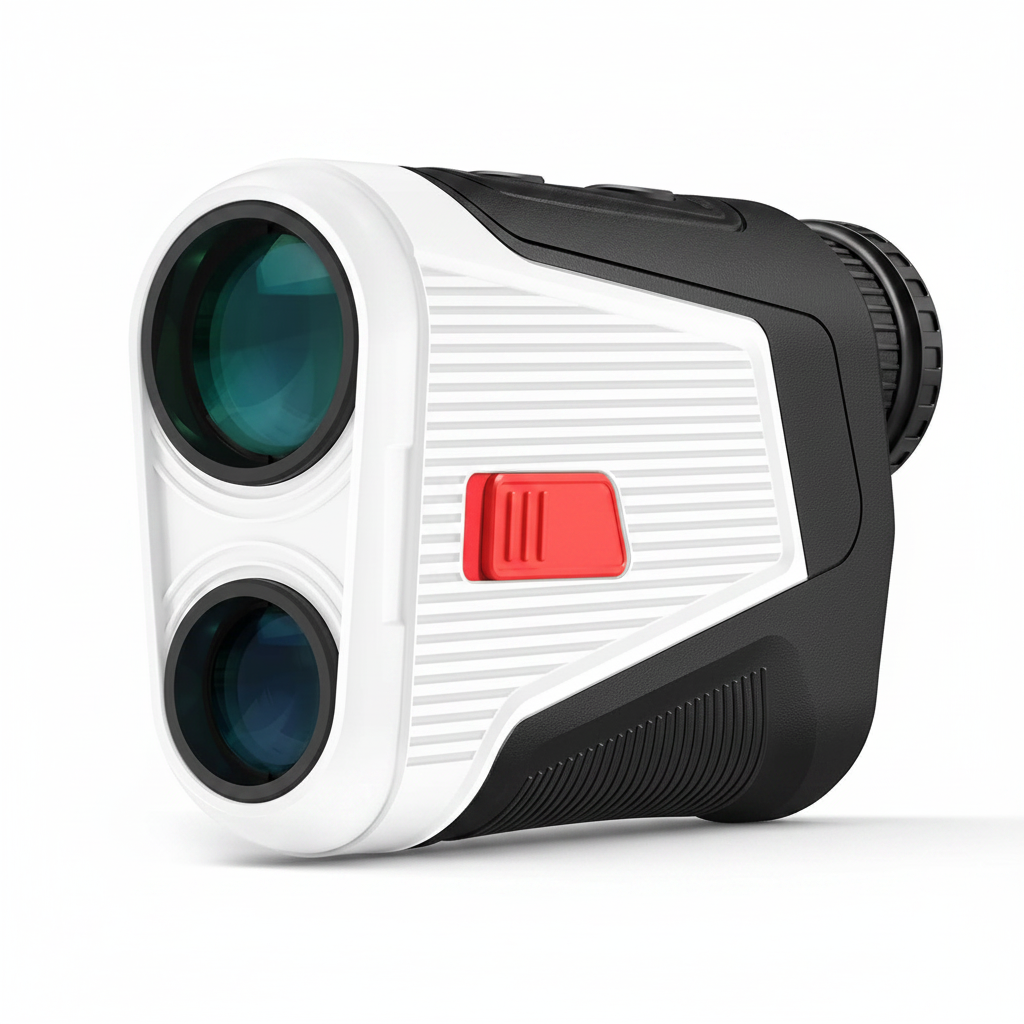 Red OLED Display Golf Rangefinder with Slope, Ultra-Clear 1200 Yards 7X Magnification Laser Range Finder, Magnetic/Flag Pole Locking Vibration
