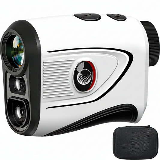 Golf Range Finder with Slope, 1200 Yards Rechargeable Range Finder Golf, 7X Magnification, Flag Lock Vibration, Magnetic Mount,±1 Yard Accuracy, Waterproof, Ideal for Golfing & Hunting
